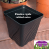 Maceta cuadrada 7x7x8 inyección